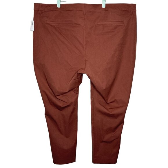 NWT Old Navy women's brown high rise pixie plus size 28 - Picture 5 of 12